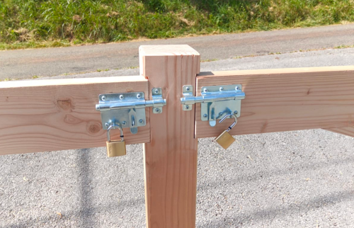 Création d'un portail en bois - Morbier