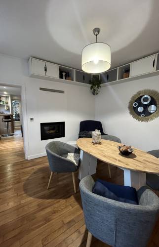 Installation d'un poel double face et ouverture du mur porteur