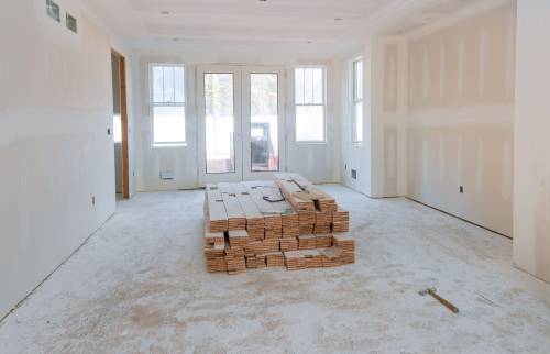 extension de maison vue intérieure