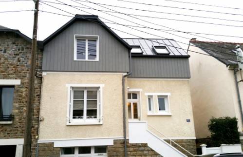 Façade côté rue - architecte 44, décorateur intérieur 44, menuisier 44, maçon 44, peintre 44, électricien 44, plombier 44, étanchéiste 44