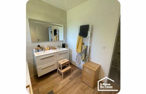 Création d'une extension en bardage bois sur Fontaine-Étoupefour 14790