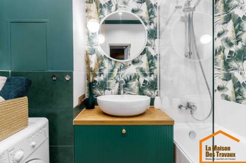 rénovation salle de bains nature