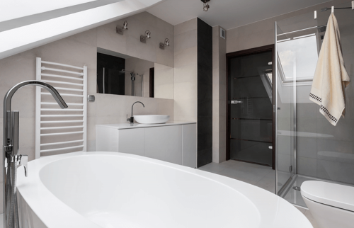 Rénovation d’une salle de bain design