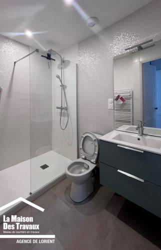 Création dune salle d'eau avec WC