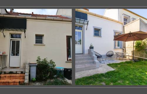 Ravalement avant-après