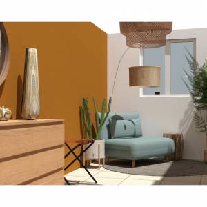 Rénovation d'appartement style tropical - Glawdys Edinval - La Maison Des Architectes