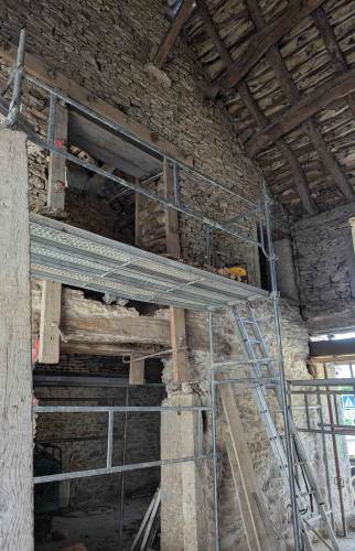 rénovation intérieure grange