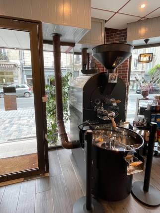 Installation de la machine à torréfaction 