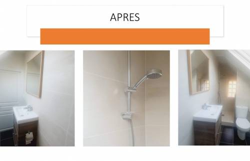 Rénovation d’une salle d’eau dans un pavillon de Rambouillet