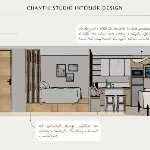 rénovation à distance appartement Cap d’Agde – Caroline HUE