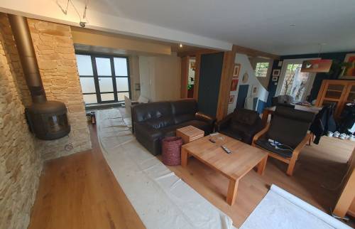 Rénovation terminée – Pièce de vie ouverte et modernisée Bruz