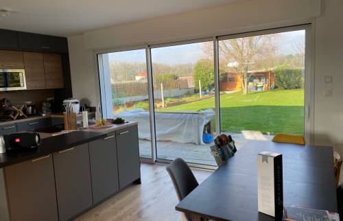 Rénovation et agrandissement d'un salon au Bignon