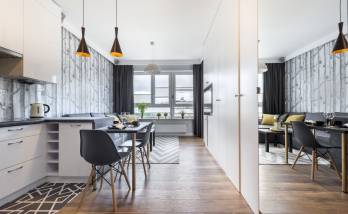 Rénovation d'un studio design moderne à Biarritz