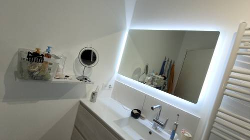 Meuble vasque et miroir