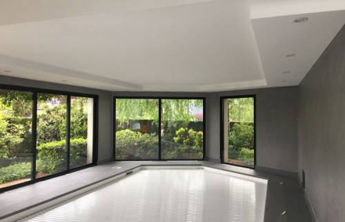 Construction de piscine à Onet le Château : vue générale 2