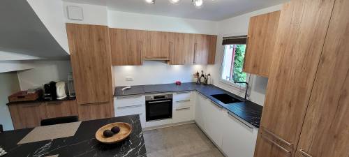 Nouvel aménagement de cuisine dans une maison rénovée - Brie-Comte-Robert 77170