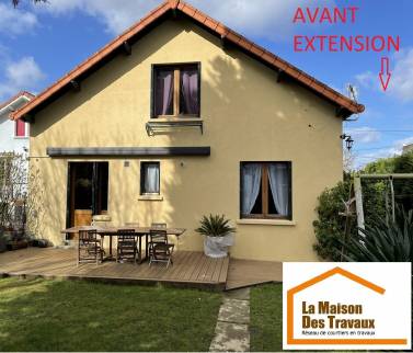 Maison côté jardin avant extension (Yerres 91330)