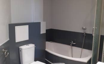 Création salle de bain complète douche baignoire vasque surélevée et WC - Menucourt - 95180 - 