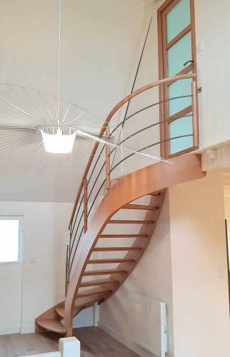Réalisation d'un escalier intérieur au Minihic-sur-Rance