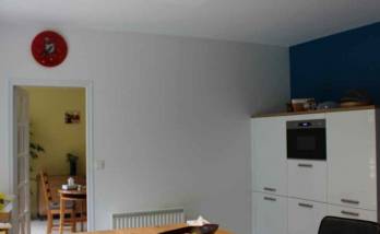 Cuisine après mise en peinture et pose leds plafond - Villiers-sur-Morin -