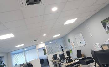 Installation d'un système de climatisation gainable dans des locaux professionnels - Brie-Comte-Robert 77170