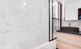 Rénovation de salle de bain à Clamart coin douche