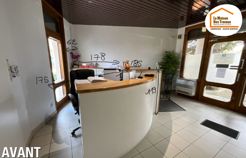 La Maison des Travaux Annemasse, courtier en travaux, rénovation cabinet dentaire, rénovation professionnelle, travaux à Gaillard