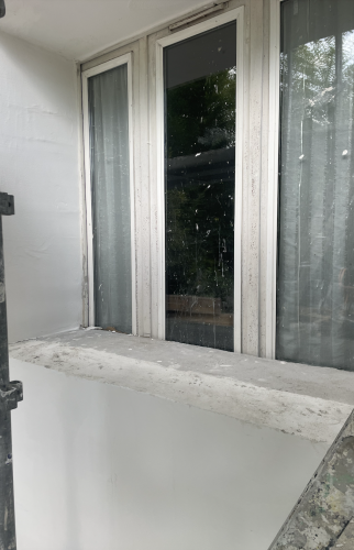 Isolation par l'extérieur autour des fenêtres