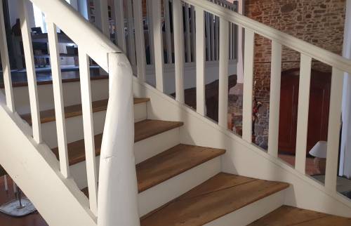 Rénovation de l'escalier terminée