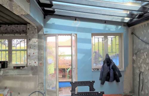 Création d'une Cuisine sous une Verrière - Lyon 3 Montchat - Travaux en cours
