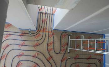 Installation d'un plancher chauffant avec tuyaux PER - Pornic 44210