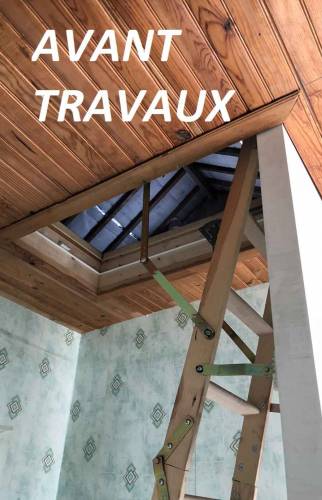 Escalier avant travaux