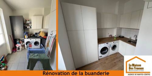 Rénovation de maison avec transformation de la buanderie - Nantes 44000