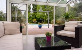 Construction d’une véranda en alu et PVC à Amanvillers (57)