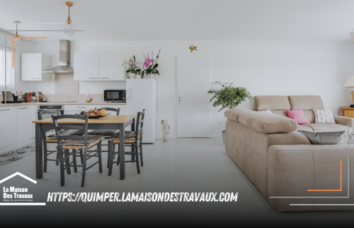 Salon et Salle à Manger: Un Duo Dynamique à Pont-l'Abbé