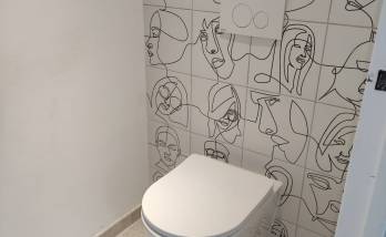 création WC suspendu dans un ancien débarras sur Gémenos (13420)