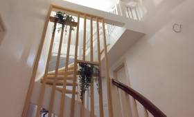 Aménagement de combles avec escalier et claustra sur mesure à Brunstatt