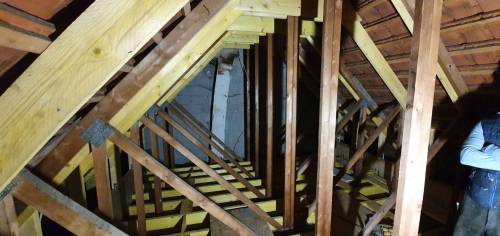 Combles avant travaux d'aménagement intérieur - Brie-Comte-Robert 77170