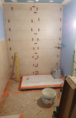 Pendant travaux : rénovation salle d'eau
