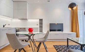 Cuisine ouverte dans un appartement du nouvel Eco Quartier Paris 17