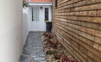 Aménagement d'une allée en pierre