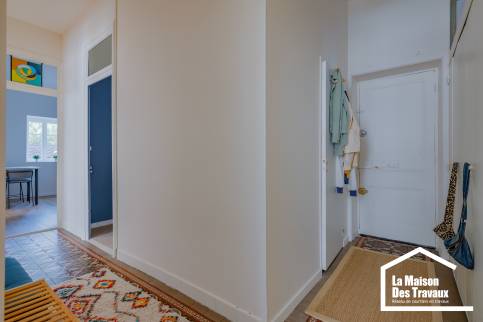 Charme de l'ancien mis en valeur pour cette rénovation complète d'un appartement dans le quartier Lyon Croix Rousse et amélioration de la performance enérgétique (DPE) - Lyon (69004)