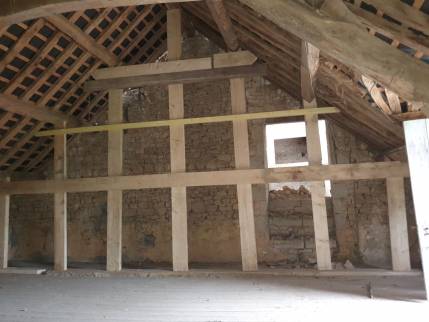 rénovation de charpente terminée