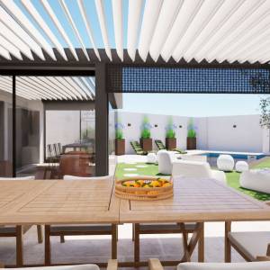 Aménagement d'une terrasse à manger