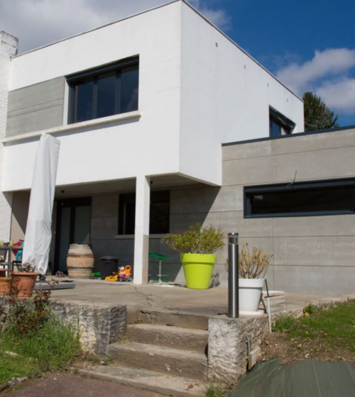 agrandissement et travaux d'une maison