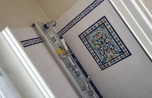 Ancien carrelage dans la douche