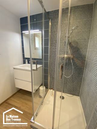 Salle de bain rénovée à Vannes