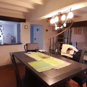 avant Aménagement salon maison vacances Rosay-sur-Lieure Hélène Quillet