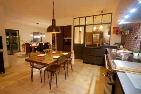 Rénovation de maison avec installation d'une verrière intérieure - Sainte-Pazanne 44680