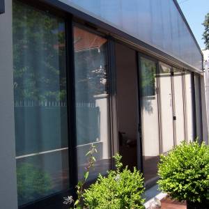 Réhabilitation et agrandissement d'un atelier - Façade avant